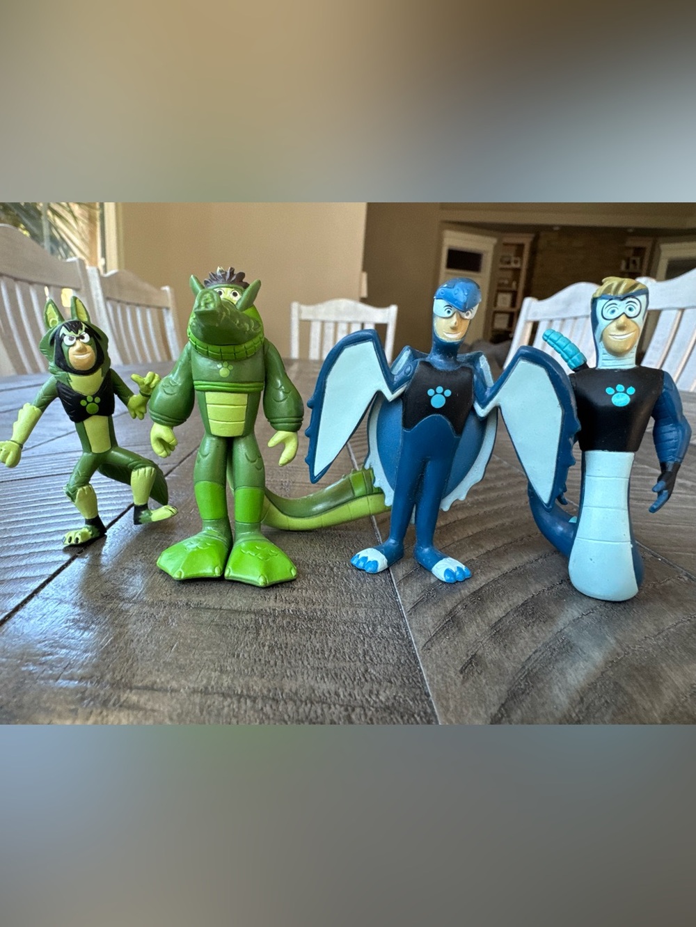 Wild Kratts Brothers Animal Heroes Action Figures 4 Piece Set
